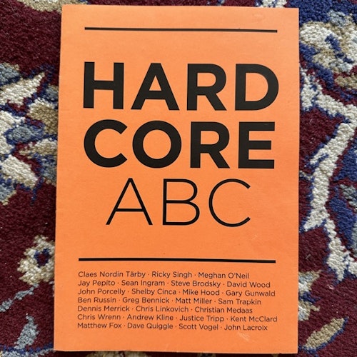 HARDCORE ABC (Marc Strömberg) (NM) FANZINE