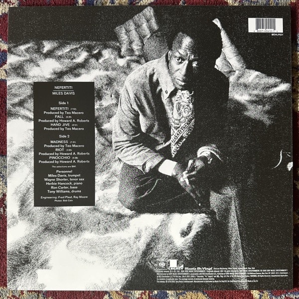 MILES DAVIS Nefertiti (Music On Vinyl - Europe 2009 reissue) (NM) LP