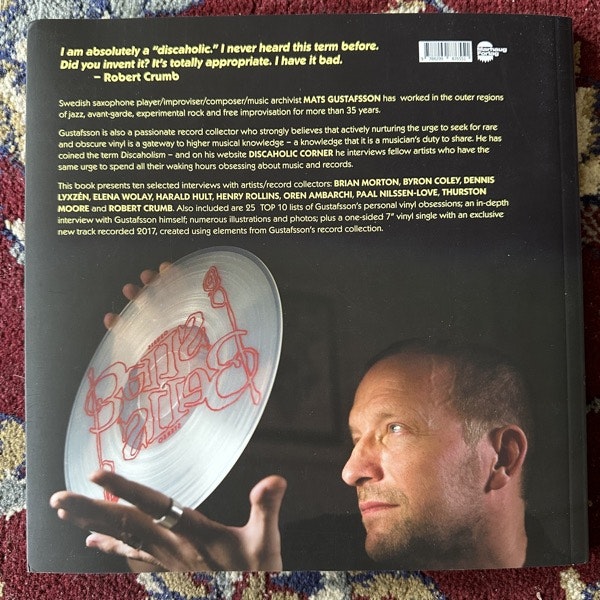 MATS GUSTAFSSON Discaholics (Marhaug Forlag – Norway original) (NM) BOOK+7"