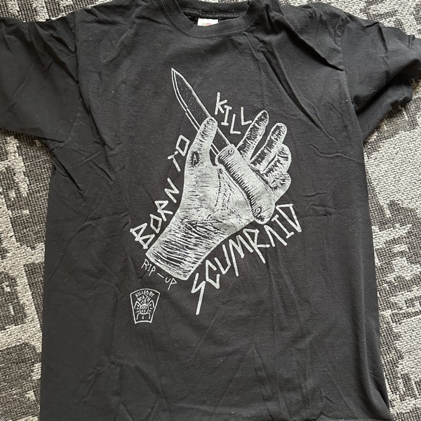 SCUMRAID Born To Kill (M) (USED) T-SHIRT