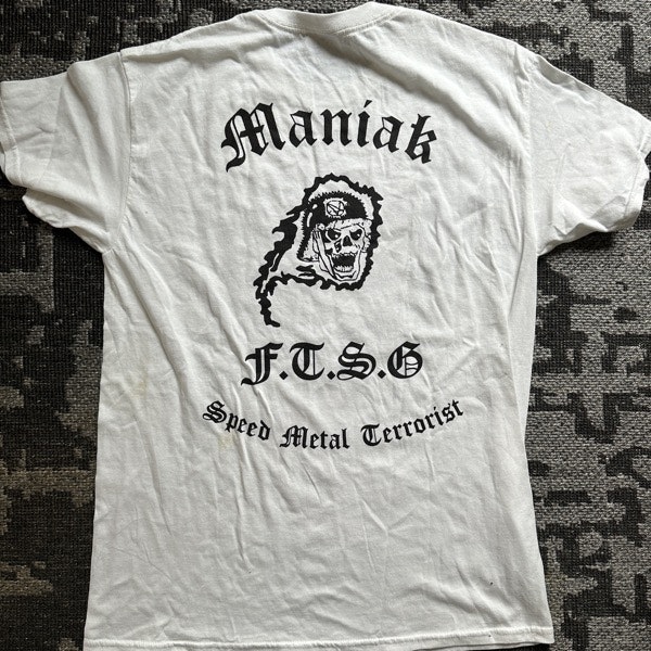 MANIAK Speed Metal Terrorist (M) (USED) T-SHIRT