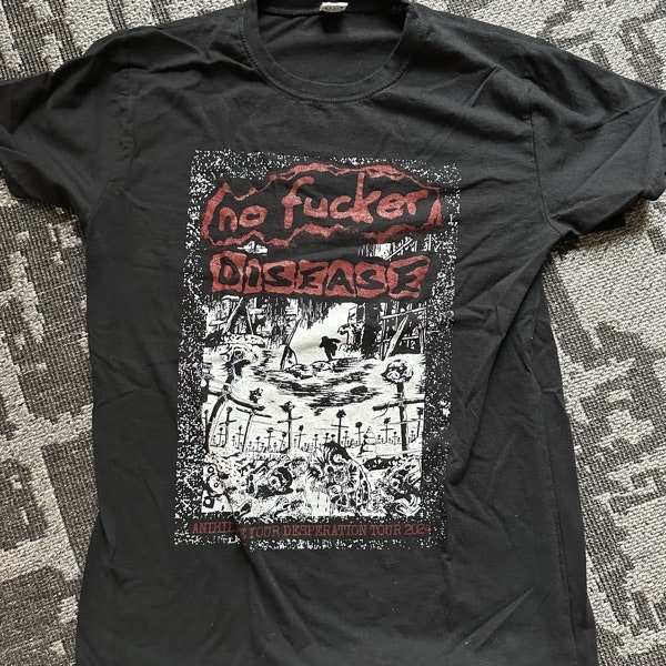 NO FUCKER / DISEASE No Fucker / Disease (M) (USED) T-SHIRT