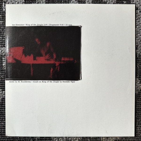 DES ESSEINTES / NEGRU VODA Split (Fin De Siècle Media - Sweden original) (VG+/NM) 10"