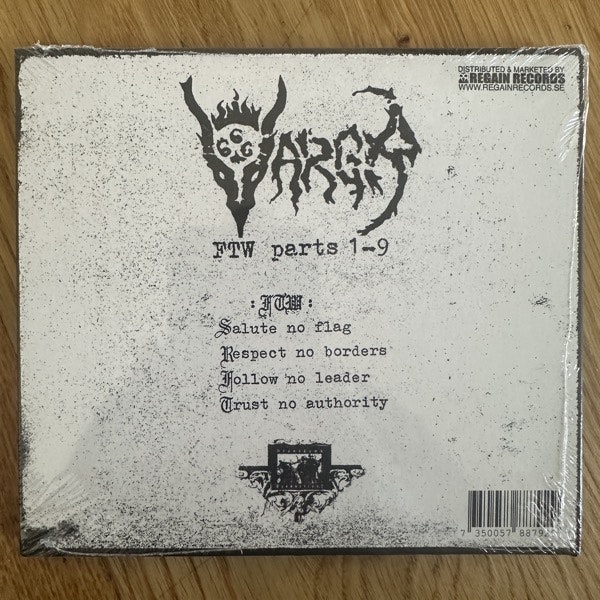 VARGR FTW (Blooddawn - Sweden original) (SS) CD