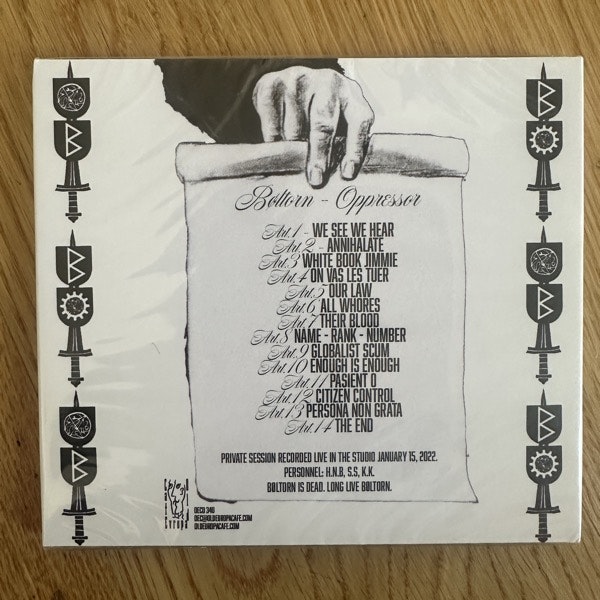 BØLTORN Opressor (Old Europa Cafe - Italy original) (SS) CD