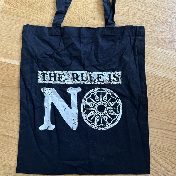 BRIGHTER DEATH NOW The Rule Is No (USED) TOTE BAG