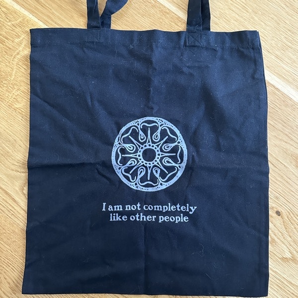 BRIGHTER DEATH NOW I Am Not Completely Like Other People (USED) TOTE BAG