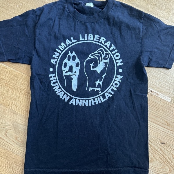 ANIMAL LIBERATION - HUMAN ANNIHILATION (S) (USED) T-SHIRT