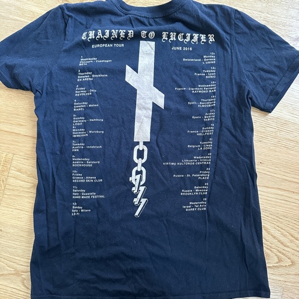 KING DUDE European Tour 2016 (S) (USED) T-SHIRT