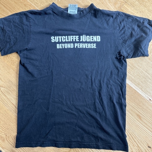 SUTCLIFFE JÜGEND Beyond Perverse (S) (USED) T-SHIRT