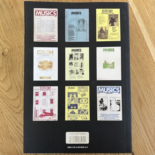 MUSICS A British Magazine of Improvised Music & Art 1975 - 79 (EX) BOOK