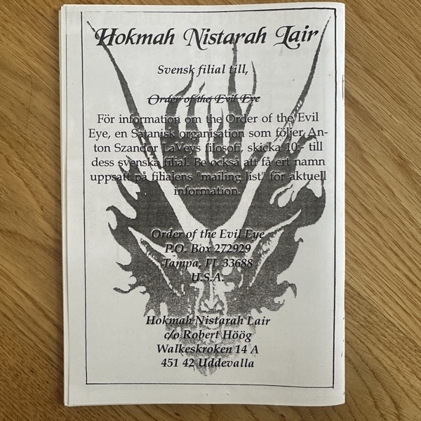 FENRIR #2 (EX) FANZINE