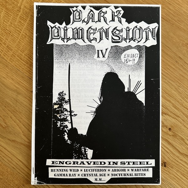 DARK DIMENSION #IV (VG+) FANZINE