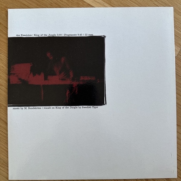 DES ESSEINTES / NEGRU VODA Split (Fin De Siècle Media - Sweden original) (EX) 10"