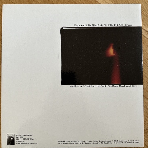 DES ESSEINTES / NEGRU VODA Split (Fin De Siècle Media - Sweden original) (EX) 10"