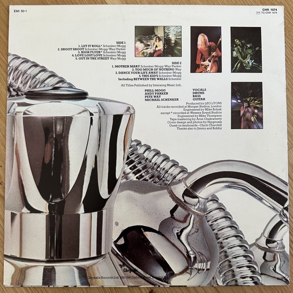UFO Force It (Chrysalis - Sweden original) (VG+/VG) LP
