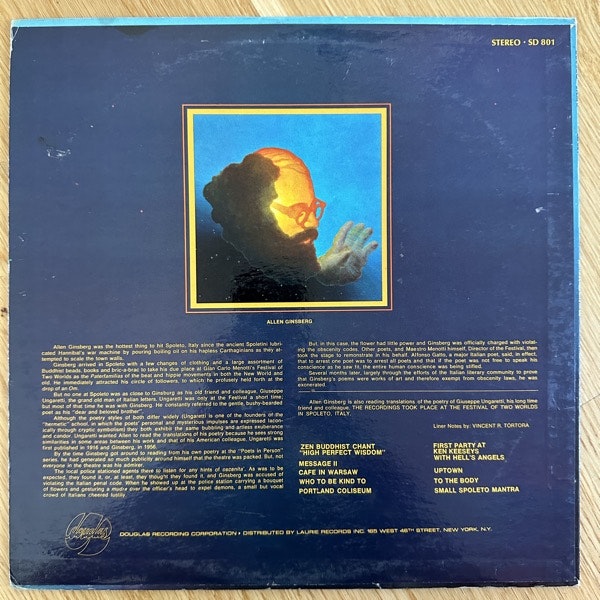 ALLEN GINSBERG Ginsberg's Thing (Douglas - USA original) (VG+) LP