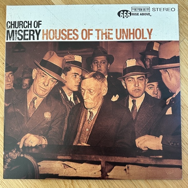 CHURCH OF MISERY Houses Of The Unholy (Lime vinyl) (Rise Above - UK original) (NM) 2LP
