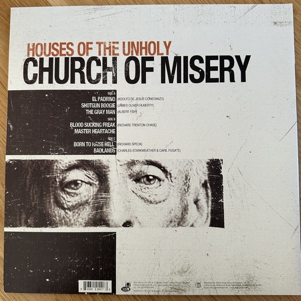 CHURCH OF MISERY Houses Of The Unholy (Lime vinyl) (Rise Above - UK original) (NM) 2LP