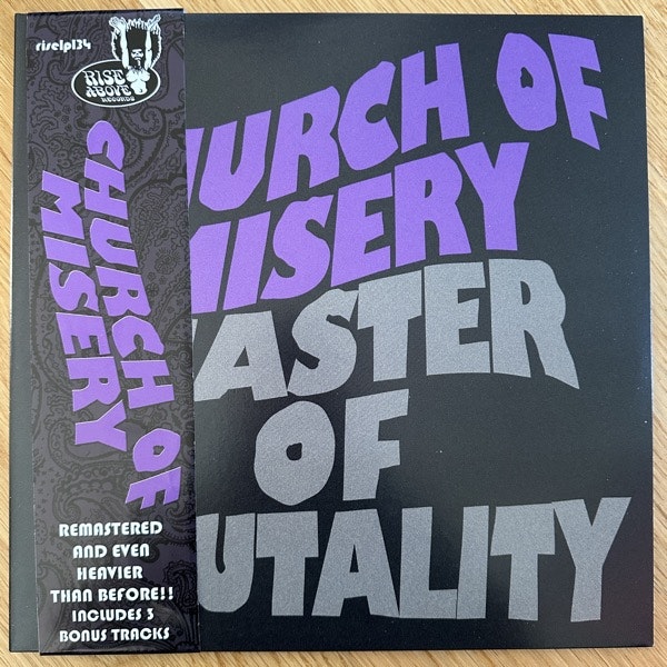 CHURCH OF MISERY Master Of Brutality (Grey vinyl) (Rise Above - UK reissue) (NM) 2LP