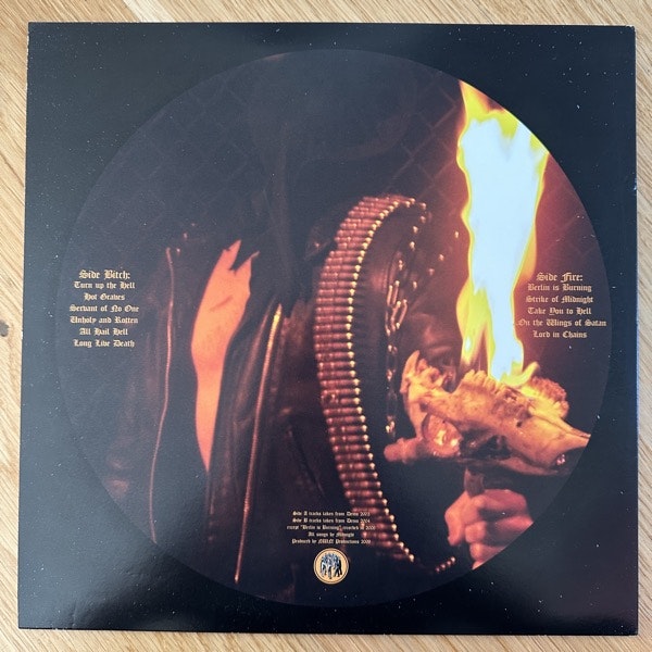 MIDNIGHT Berlin Is Burning (Nuclear War Now! - USA repress) (EX) LP