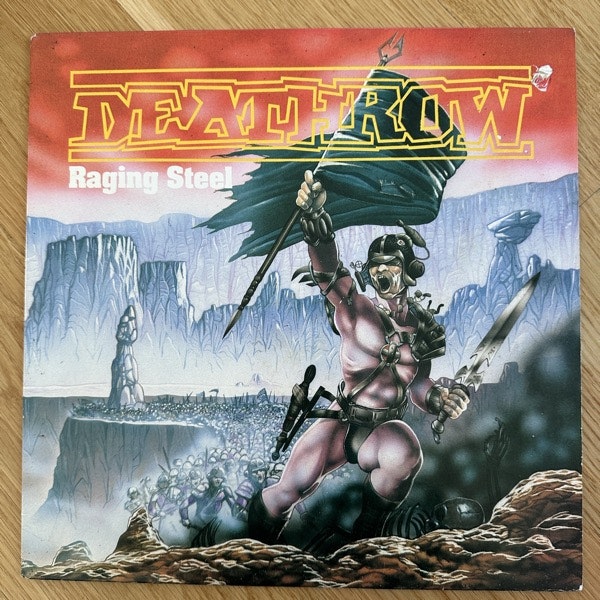 DEATHROW Raging Steel (Noise - USA original) (VG+) LP
