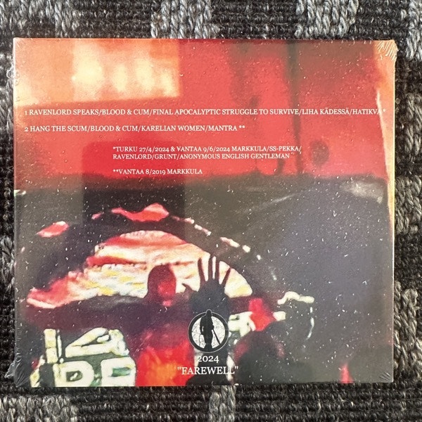 BIZARRE UPROAR Last Supper, Roman Shower And Blood - Live Activities 2019/2024 (Filth And Violence - Finland original) (SS) CD