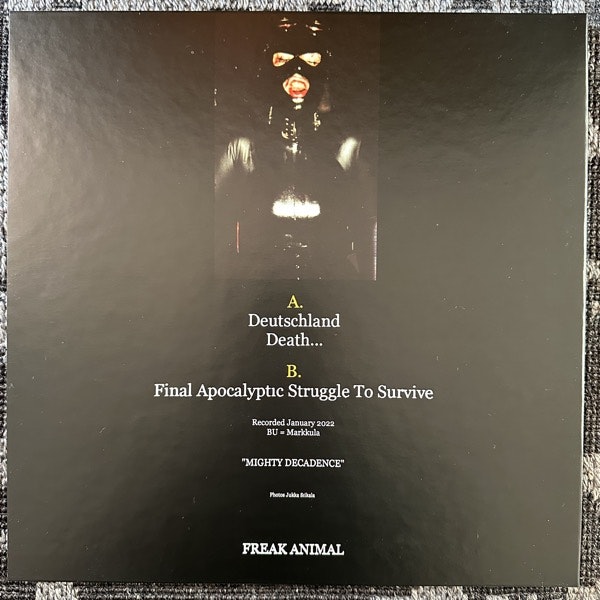 BIZARRE UPROAR Final Apocalyptic Struggle To Survive (Freak Animal - Finland original) (NM) LP