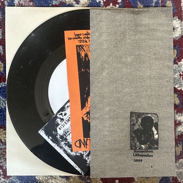 RÄNNSTENSUNGAR / FOGDE Aftonland / Döbelnsmedicin (Konsortium Lithopedion – Sweden original) (EX/VG+) 7"