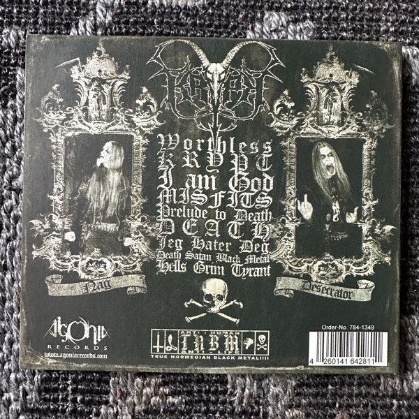 KRYPT Preludes To Death (Agonia - Poland original) (EX) CD