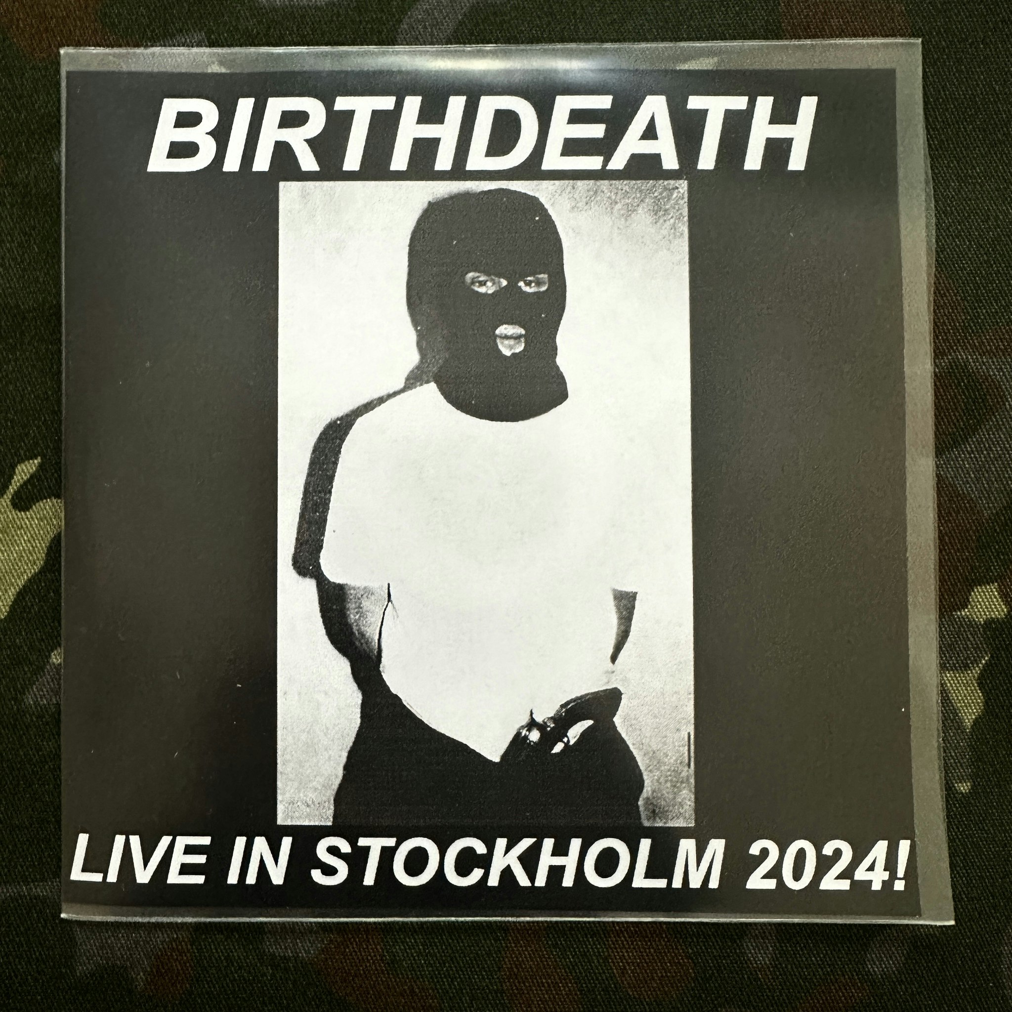 BIRTHDEATH Live In Stockholm 2024! (Self released - Sweden original) (NM) CDR