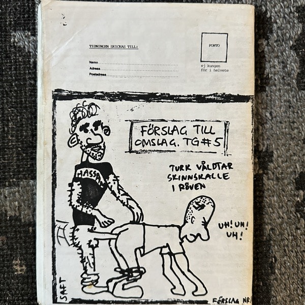 TRÄSKET GLÖDER Nr 7 1991 (VG+) FANZINE