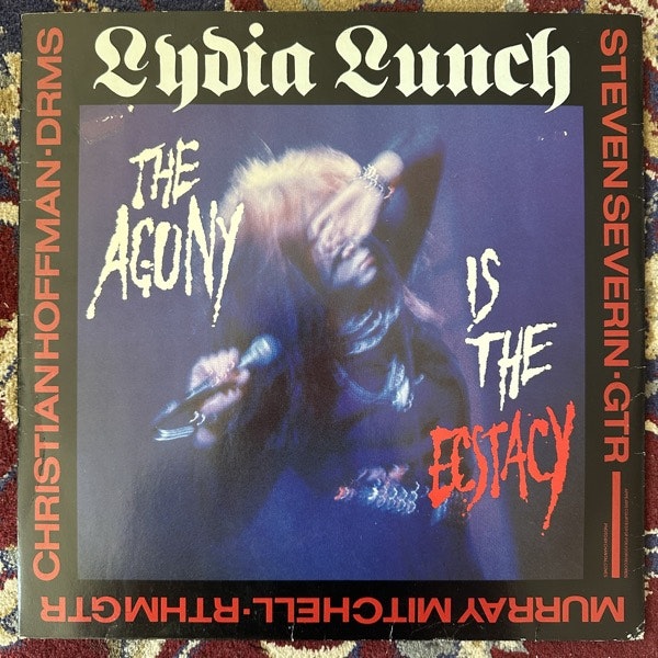 BIRTHDAY PARTY, the / LYDIA LUNCH Drunk On The Pope's Blood / The Agony Is The Ecstacy (4AD - UK original) (VG+/VG) 12" EP
