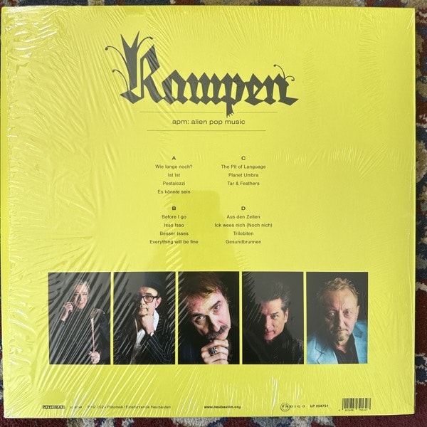 EINSTÜRZENDE NEUBAUTEN Rampen - APM: Alien Pop Music (Potomak – Germany original) (NM/VG+) 2LP
