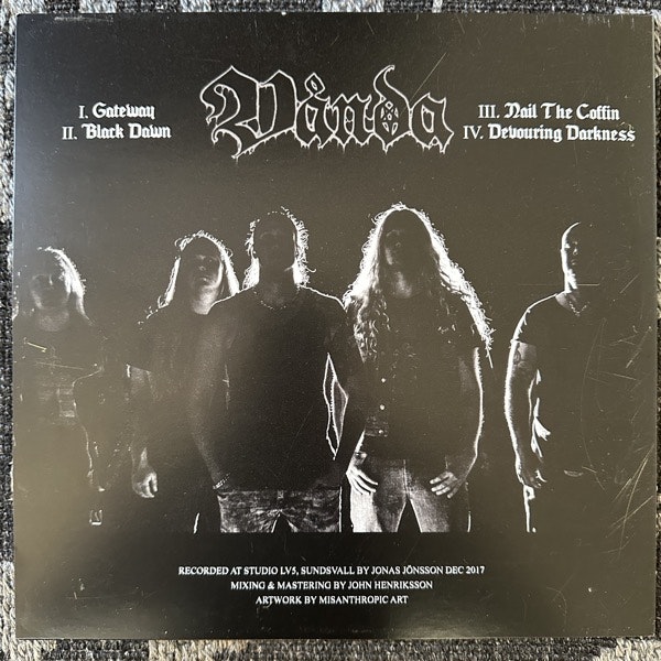VÅNDA The Devouring Darkness (Self released - Sweden original) (VG+/EX) 10"