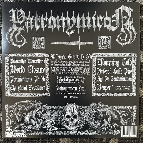 PATRONYMICON All Daggers Towards The Sky (Carnal - Sweden original) (VG+/EX) LP