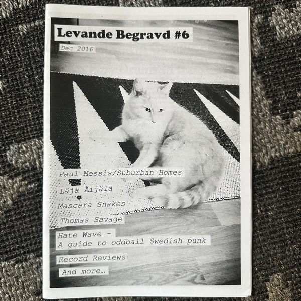 LEVANDE BEGRAVD #6 (EX) FANZINE