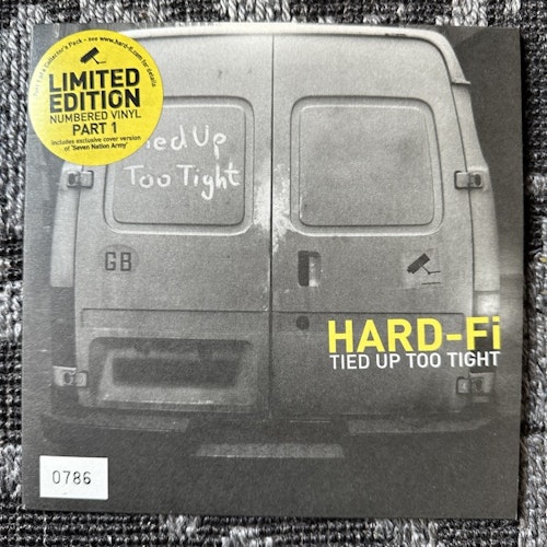 HARD-FI Tied Up Too Tight (Yellow vinyl) (Necessary UK original) (NM/EX) 7"