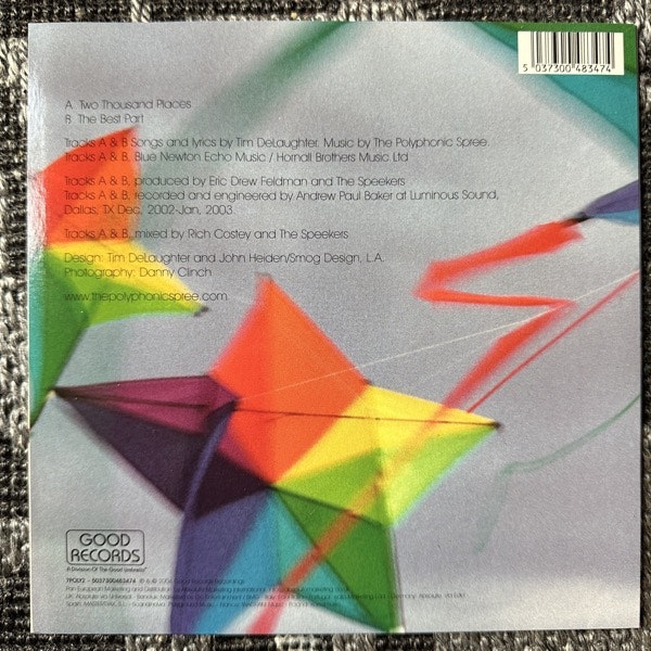 POLYPHONIC SPREE, the Two Thousand Places (Good - UK original) (EX) 7"