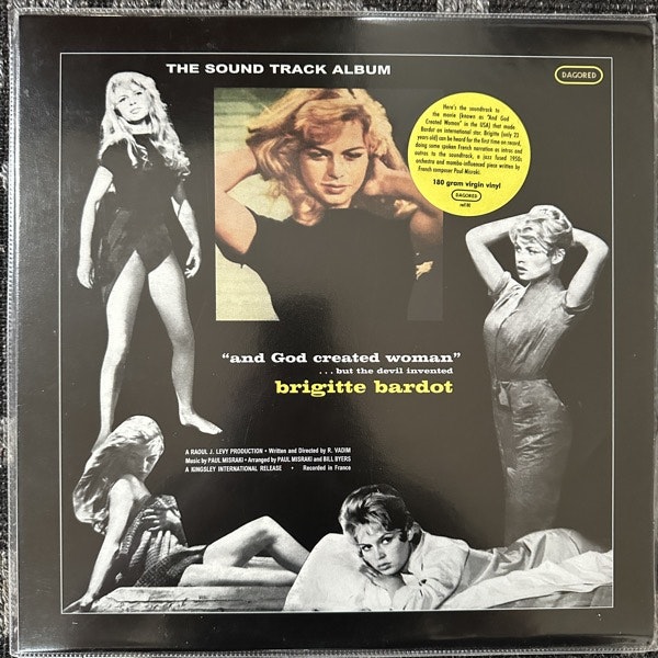 SOUNDTRACK Paul Misraki – And God Created Woman (Red vinyl) (Dagored – Italy reissue) (EX) LP