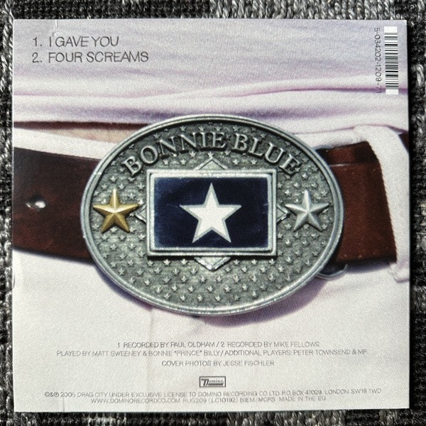 BONNY / SWEENEY I Gave You (Domino - UK original) (EX) 7"