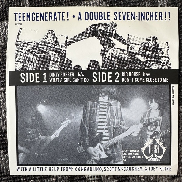 TEENGENERATE Car-Crazy!...Speed-Crazy!...Japaneze!! (Lucky - USA original) (VG+/EX) 7"