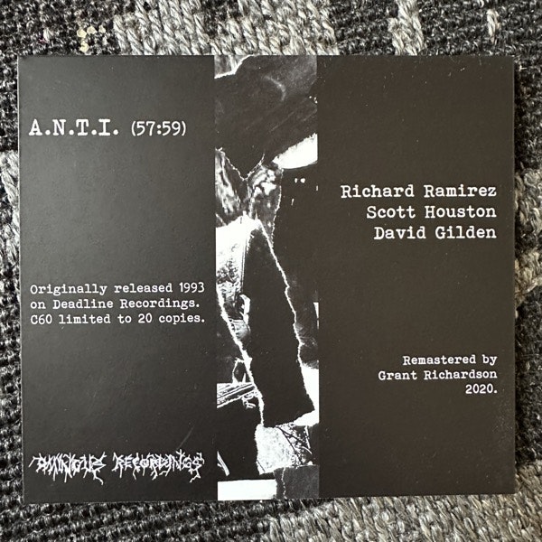 BLACK LEATHER JESUS A.N.T.I. (Ominous - Sweden reissue) (NM) CD