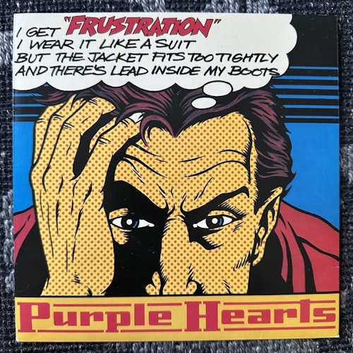 PURPLE HEARTS Frustration (Fiction - UK original) (VG+) 7"