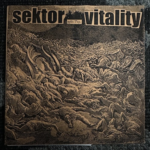 SEKTOR / VITALITY Split (Sober Mind - Belgium original) (VG+/VG) 7"