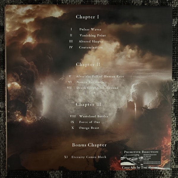 BLOODHAMMER Post-Apocalypse Trilogy (Primitive Reaction – Finland original) (NM/EX) 2LP
