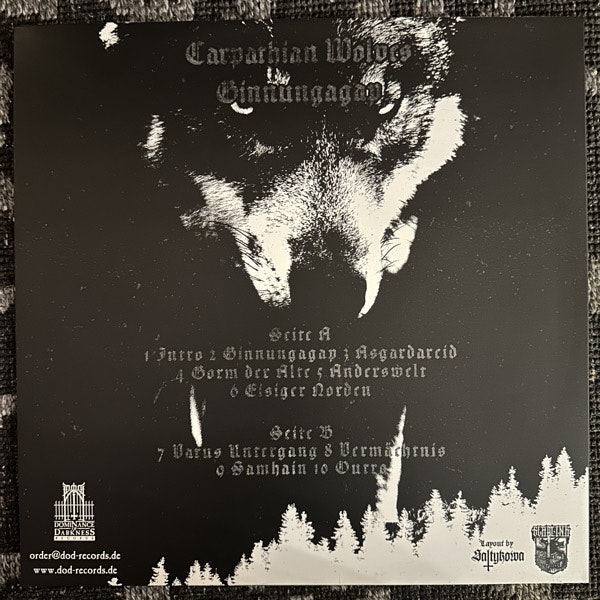 CARPATHIAN WOLVES Ginnungagap (Dominance Of Darkness - Germany original) (NM) LP