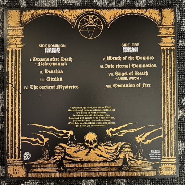 BLACK GOAT Dominion of Fire (Life Eternal - Germany original) (NM) LP