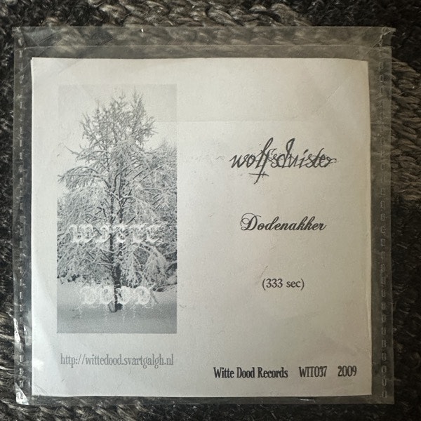 WOLFSDUISTER Dodenakker (Witte Dood - Netherlands original) (EX) 3"CDR