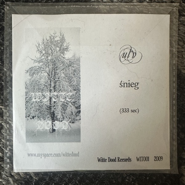 ULV Śnieg (Witte Dood - Netherlands original) (EX) 3"CDR